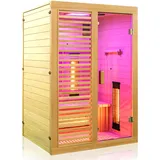 Infrarotkabine Infrarotsauna Wärmekabine 2 Personen Sauna Kabine Vollspektrum