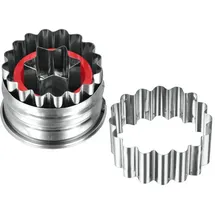 Metaltex 252379000 Linzer-Ausstecher STERN/Ausstechform/Plätzchenform
