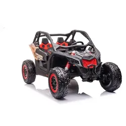ES-Toys Kinder Elektroauto Can Am RS, Allrad, Zweisitzer, EVA-Reifen, Radio, MP3 schwarz