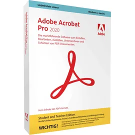 Adobe Acrobat Pro 2020 EDU Win ESD
