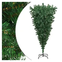 vidaXL Künstlicher Weihnachtsbaum Umgekehrt Grün 210 cm