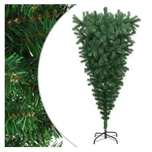 vidaXL Künstlicher Weihnachtsbaum Umgekehrt Grün 210 cm