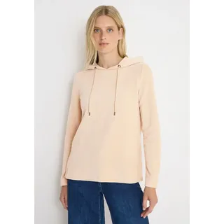Cecil Cordshirt mit Kapuze - Beige