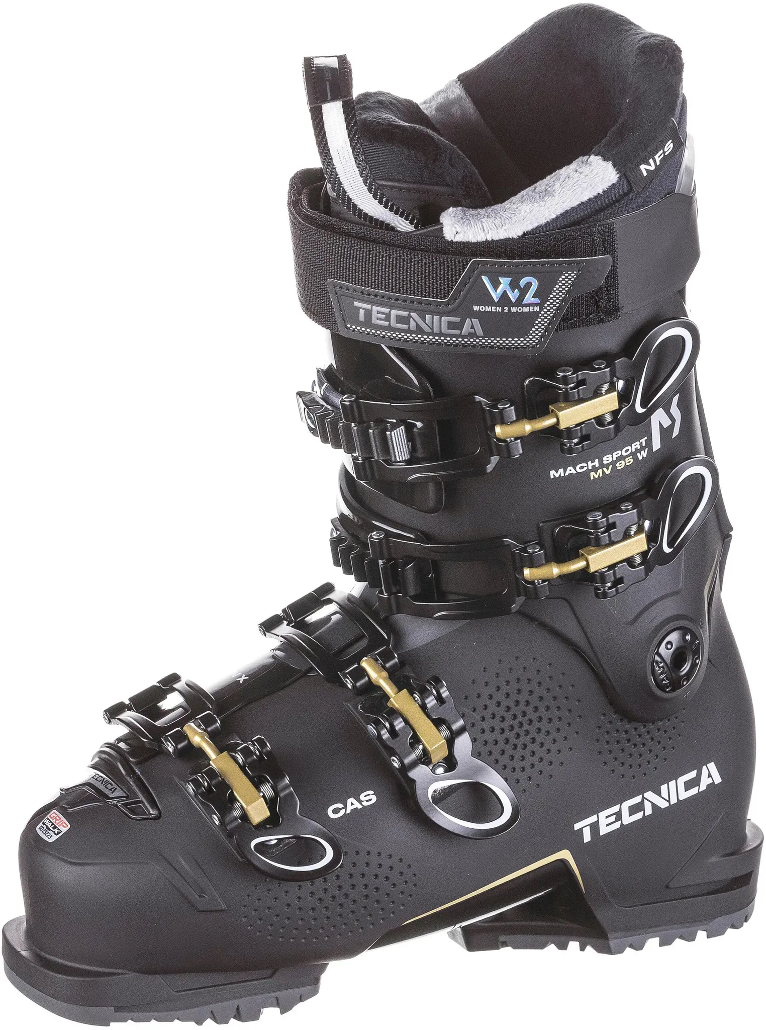 TECNICA MACH SPORT MV 95 X W GW Skischuhe Damen in black, Größe 23 1/2 - schwarz