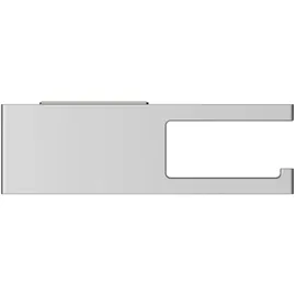 Keuco Edition 400 Alu si-elox, mit Ablage, offene Form