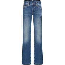 Herrlicher Bootcut-Jeans "Prime New Denim Light", Damen, Gr. 34, Länge 34, dolphin, Denim/Jeans, Obermaterial: 98% Baumwolle, 2% Elasthan, weit knöchellang, Jeans, mit Stretch