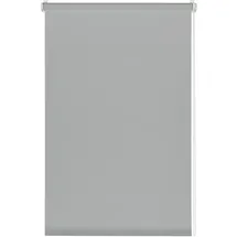 Deco Company Klemmrollo, Blickdicht, Lichtdurchlässig, Lichtschutz, Blendschutz, Rollo für Fenster ohne Bohren, Polyester, Hellgrau, 55 x 150 cm