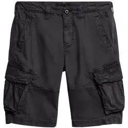 Superdry Herren Cargo Short - Core Cargo Short, Kurze Hose, Hosentaschen, einfarbig, Baumwolle Dunkelgrau 36W