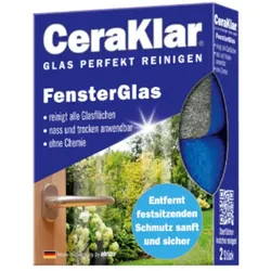 abrazo CeraKlar FensterGlas 2er Pack