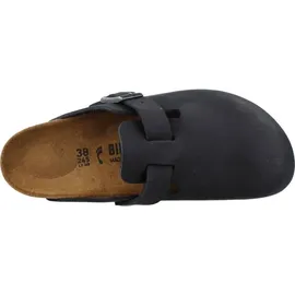 Birkenstock Boston Nubukleder geölt schwarz 38