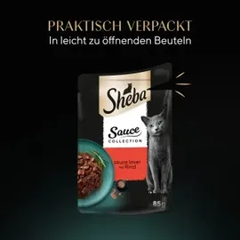Sheba Sauce Collection Sauce Lover Rind 28 x 85 g
