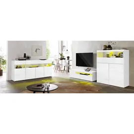 OTTO home Highboard 100 x 121,5 x 40 cm Weiß