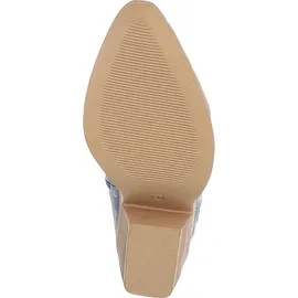 Ital-Design Cowboyboots Damen Hellblau 40