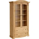 OTTO home Glasvitrine Anna 97 x 46 x 188 cm Beige