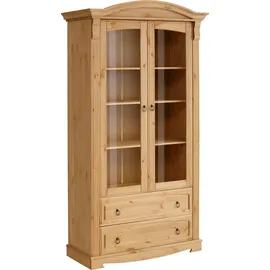 OTTO home Glasvitrine Anna 97 x 46 x 188 cm Beige