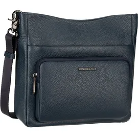 Mandarina Duck Mellow Leather Crossover Dress Blue