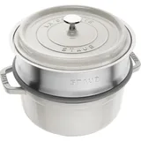 Staub runder Gusseisentopf mit 3,8l Trüffeleinsatz 405088220