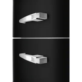 Smeg FAB32LBL5 Retro-Kühl-Gefrierkombination (311 l, 1968 mm hoch, Schwarz)
