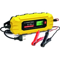 Trotec Batterieladegerät PBCS 6A | Universal-Ladegerät, 12V-Auto-/ Motorradbatterien,