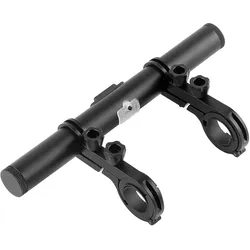 Fahrradlenker, verlängerte Halterung, USB-Aufladung, Powerbank, Fahrrad-Frontlicht-Halterung, Bar-Halter schwarz