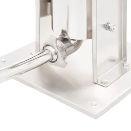 vidaXL Manueller Wurstfüller Silbern 5 L Edelstahl