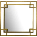 Wohnling Wandspiegel 60 x 60 cm Gold
