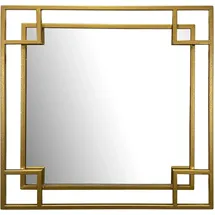 Wohnling Wandspiegel 60 x 60 cm Gold