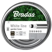 Bradas 5 Lagig Schlauch 3/4" 20m Gartenschlauch Wasserschlauch WHITE
