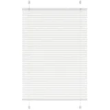 vidaXL Plissee Weiß 85x150 cm Stoffbreite 84,4 cm Polyester