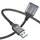 Sonero USB Kabel - A/A Verlängerung - Aluminium space grey/schwarz 0,50m