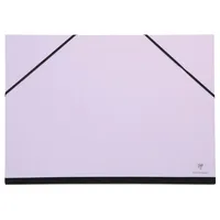 Clairefontaine 10x Zeichenmappe mit Gummizug 37x52 cm - Flieder