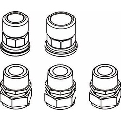 Set Anschlussnippel, für Direktanschluss 1HK ohne Anschlussset