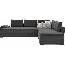 INOSIGN Ecksofa »Night & Day L-Form mit Dauer-Schlaffunktion mit Armlehne«, 6380334563803345, grau