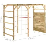 vidaXL Klettergerüst 240x100x170 cm Imprägniertes Kiefernholz