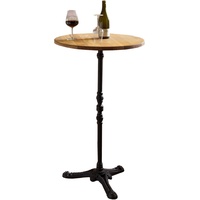 SIT Möbel SIT Tables & Co« Stehtisch 60x60 cm - natur, Gestell schwarz