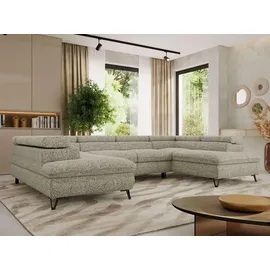 MKS Meble Ecksofa PABLO U 3-Sitzer Beige