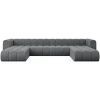 altdecor Wohnlandschaft modulares Sofa Joren-U2 - 410x177x70 cm Dunkelgrau