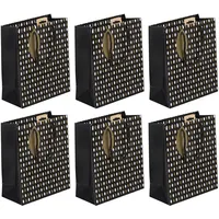 Clairefontaine 6x Elegant, Geschenktasche M 21,5x10,2x25,3 cm - Schwarz 32490-3C