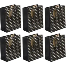 Clairefontaine 6x Elegant, Geschenktasche M 21,5x10,2x25,3 cm - Schwarz 32490-3C