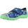 Fischer Markenschuh Klett-Hausschuh Blau 25