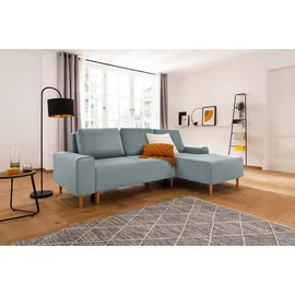 Home Affaire Ecksofa Mikrofaser 3-Sitzer Grün