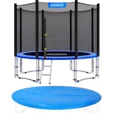 monzana Trampolin 366 cm Blau
