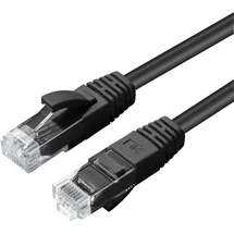 MicroConnect U/UTP Cat6 20m Schwarz Lszh