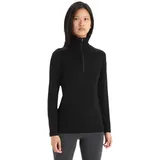 Icebreaker Merino 260 Tech Langarm-baselayer - Black - XL