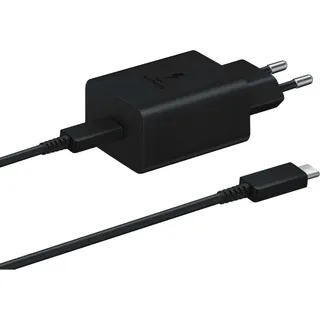 Schnellladeadapter (USB Type-C, 45 Watt) mit Datenkabel - Blau