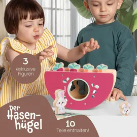 Chicco My Wood Friendy Der Hasenhügel bunt