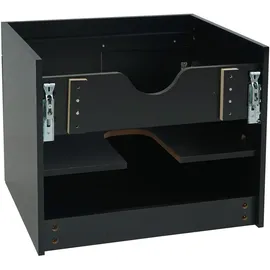 Mendler Waschbeckenunterschrank 59,0 x 48,0 x 46,0 cm Schwarz