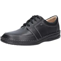 Finn Comfort 01111-060099 Herren Schnürschuh Norwich, schwarz 101⁄2