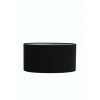 Light & Living Lampenschirm oval Velours Schwarz