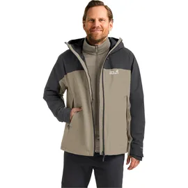 Jack Wolfskin Wild Places 3in1 Jacke - Linen - XL